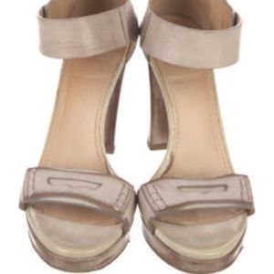 Brunello Cucinelli Leather Sandals- Size 7